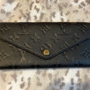 Louis Vuitton Josephine Wallet Black Empriente